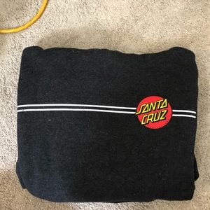 santa cruz classic red dot hoodie